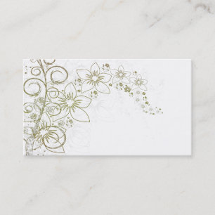 Floral Design Business Card Visitenkarte