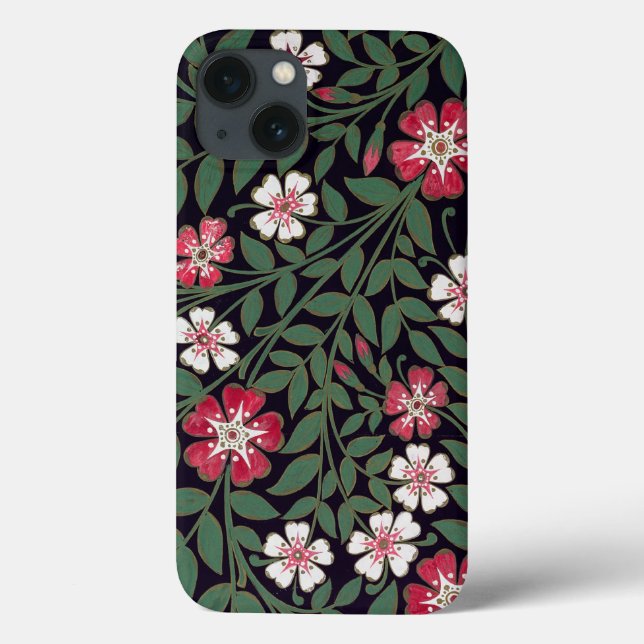 Floral Design by J. Owen, 1863 Case-Mate iPhone Hülle (Rückseite)