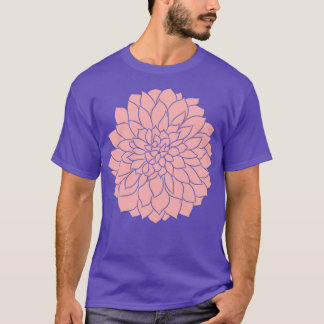 Floral Design Dahlia Blume T-Shirt