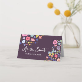 Floral Design Events Appointment Card Terminkarte