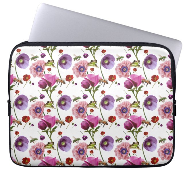 Floral design laptopschutzhülle (Vorderseite)