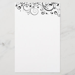 Floral Design Stationierung Briefpapier