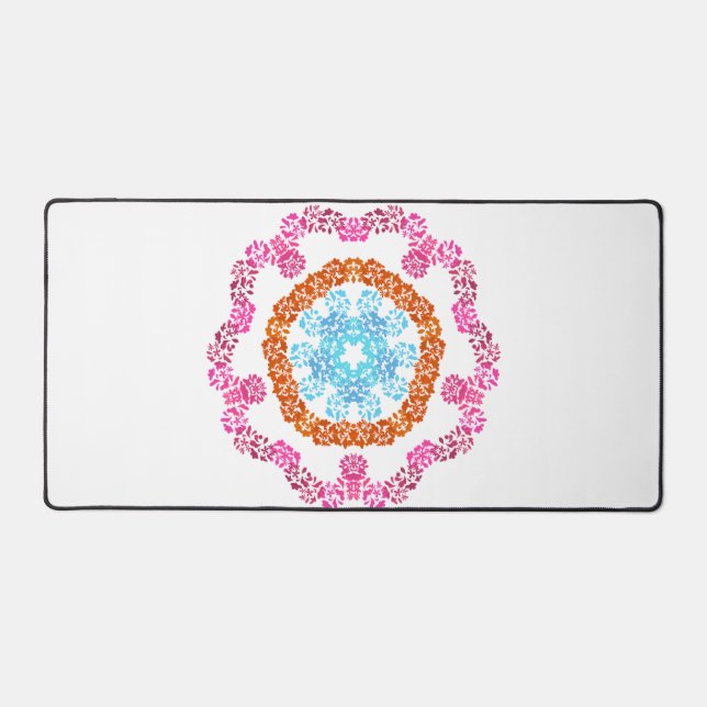 Floral Desk Mat Schreibtischunterlage (Vorderseite)