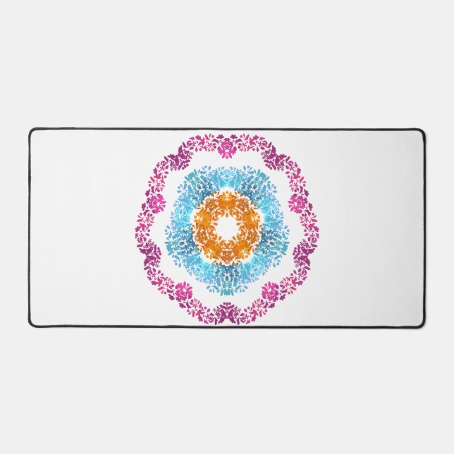 Floral Desk Mat Schreibtischunterlage (Vorderseite)
