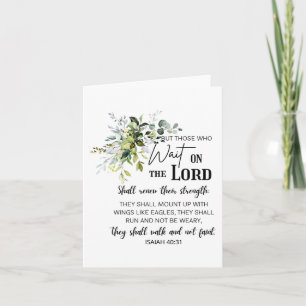 Floral diejenigen, die auf der Lord Bible Verse Ch Karte