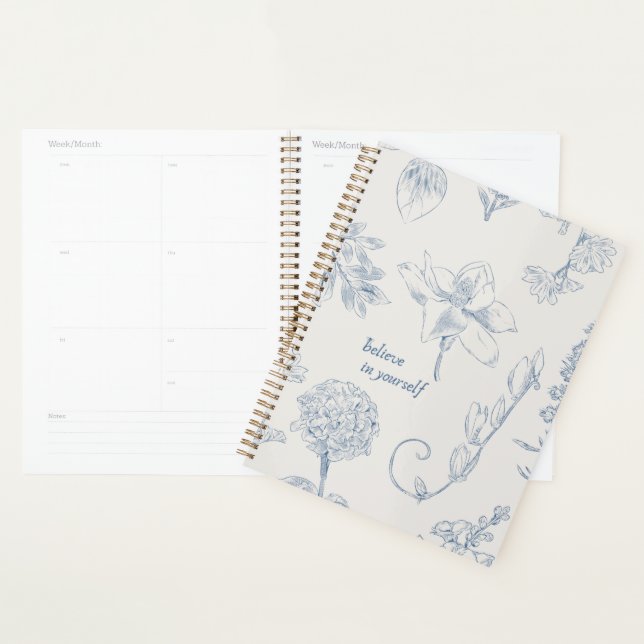 Floral Digital Notebook – “Believe in Yourself” Planer (Anzeige)