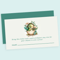 Floral Dinosaurier Egg Babydusche Windelwindeln