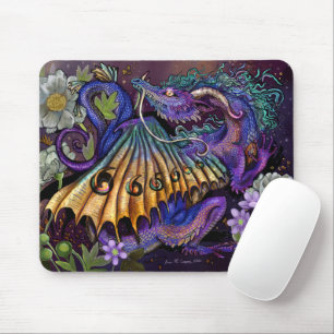 Floral Dragon Mousepad