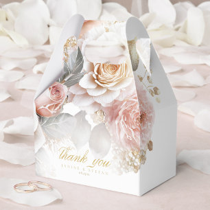 Floral-Drama-Hochzeit Weiß ID1022 Geschenkschachtel