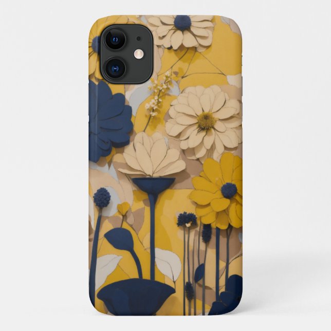 Floral Dreamscape Art Case-Mate iPhone Hülle (Rückseite)