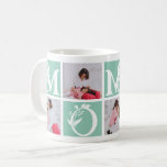 Floral Editable Color Mom Letter Mother's Day  Kaffeetasse<br><div class="desc">Floral Editable Color Mom Letter Mother's Day Coffee Mug.</div>