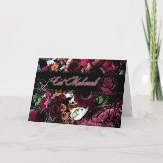 Floral Eid Mubarak Card Feiertagskarte