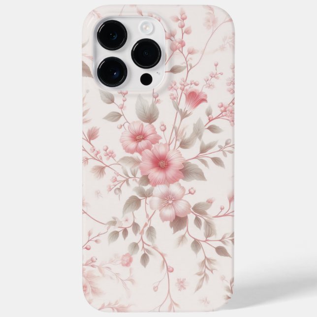 Floral Elegance Case-Mate iPhone Hülle (Rückseite)