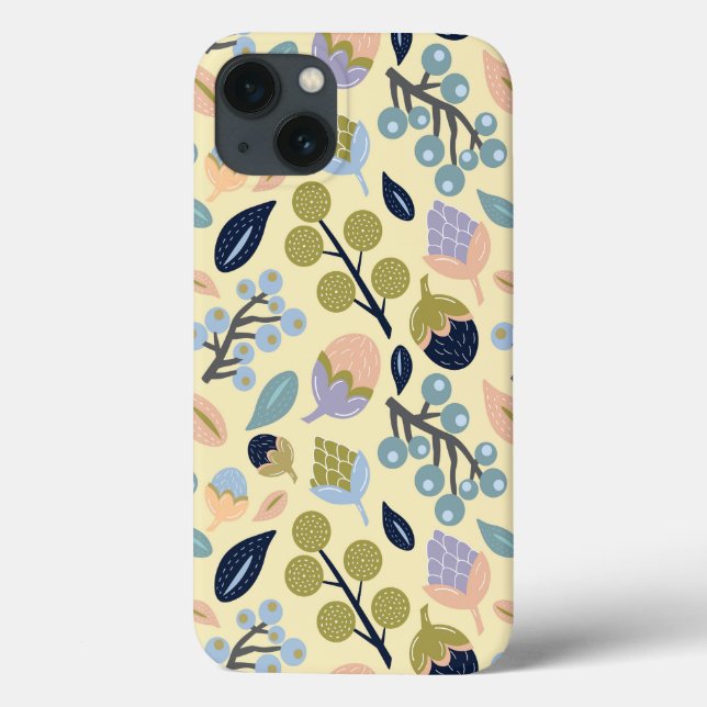 Floral Elegance iPhone Case (Rückseite)