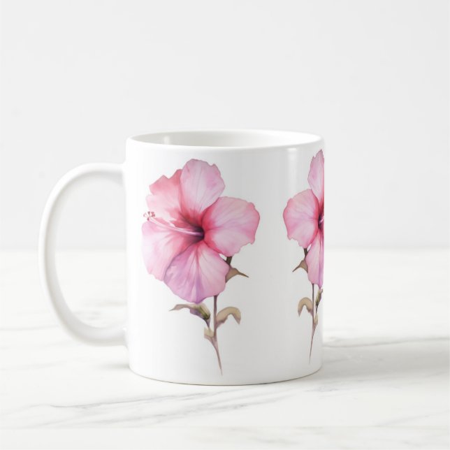 Floral Elegance Keramik Tasse (Links)