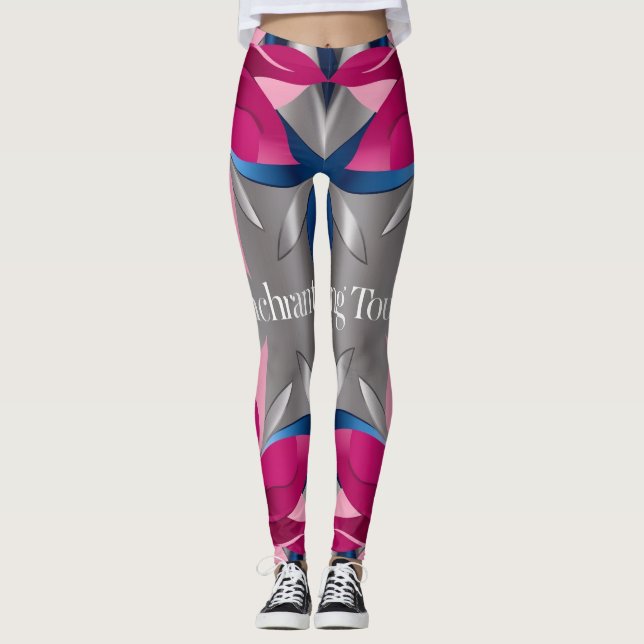 "Floral Elegance" Leggings (Vorderseite)