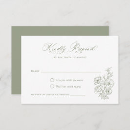 Floral Elegant Calligraphy Script-Rose UAWG Einladung