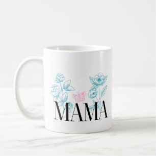 Floral Elegant Mama Blume Mutter-Tag-Tasse Kaffeetasse