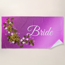 Floral Elegant Strandtuch