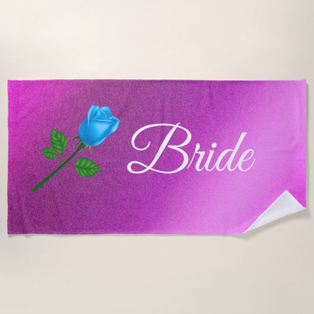 Floral Elegant Strandtuch (Vorderseite)