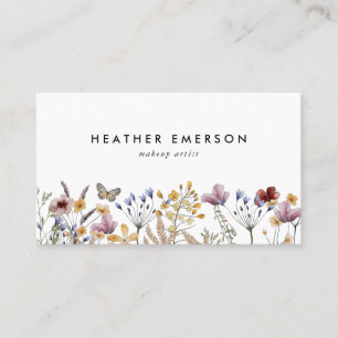 Floral Elegante Business Card Visitenkarte