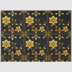 Floral Elegante Luxus Populäre Sammlung Seidenpapier