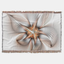 Floral Elegante Modernes Abstraktes Fraktal Decke