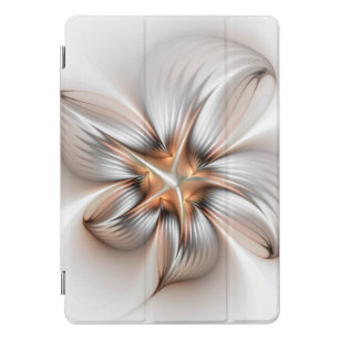 Floral Elegante Modernes Abstraktes Fraktal iPad Pro Cover