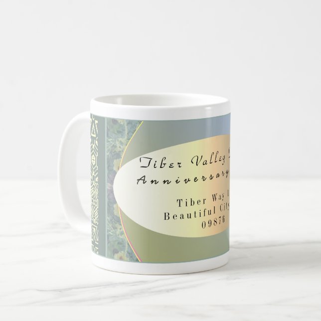 Floral Emblem Kaffeetasse (Vorderseite Links)