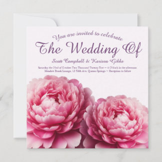 Floral Embrace Wedding Invitation Einladung