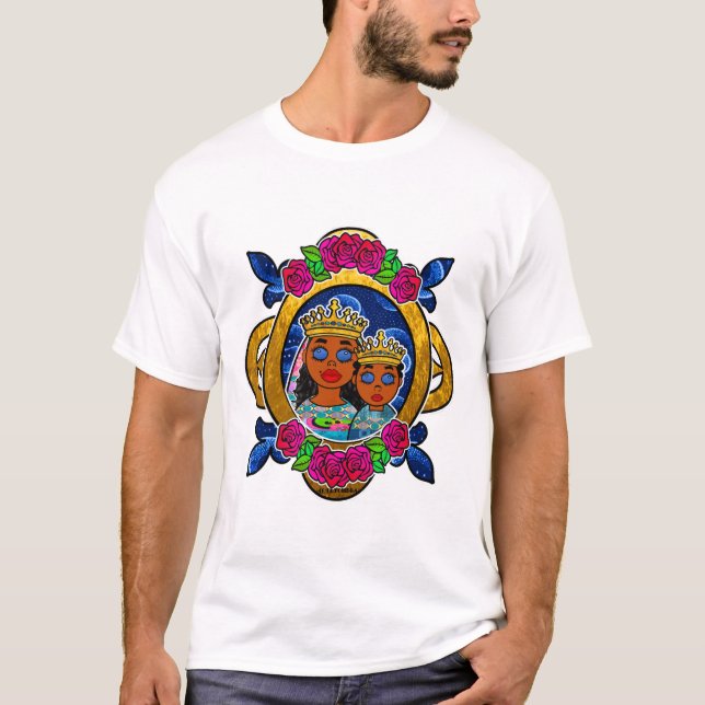 Floral Erzulie Freda T-Shirt (Vorderseite)