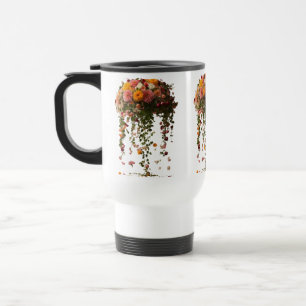 Floral Explosion Travel Mug - 15 oz Reisebecher
