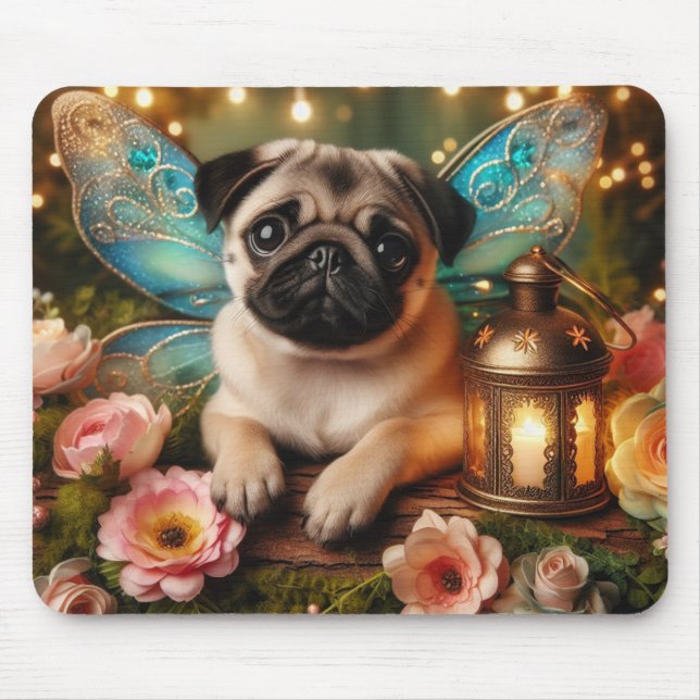 Floral Fairy Mouse Pad Mousepad (Vorne)