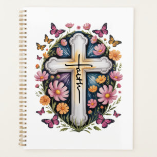 Floral Faith Cross Planer