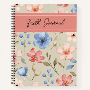 Floral Faith Journal Notizbuch