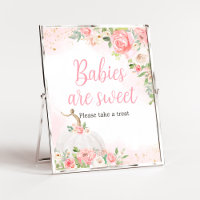 Floral Fall Pumpkin Baby Dusche Babys sind süß