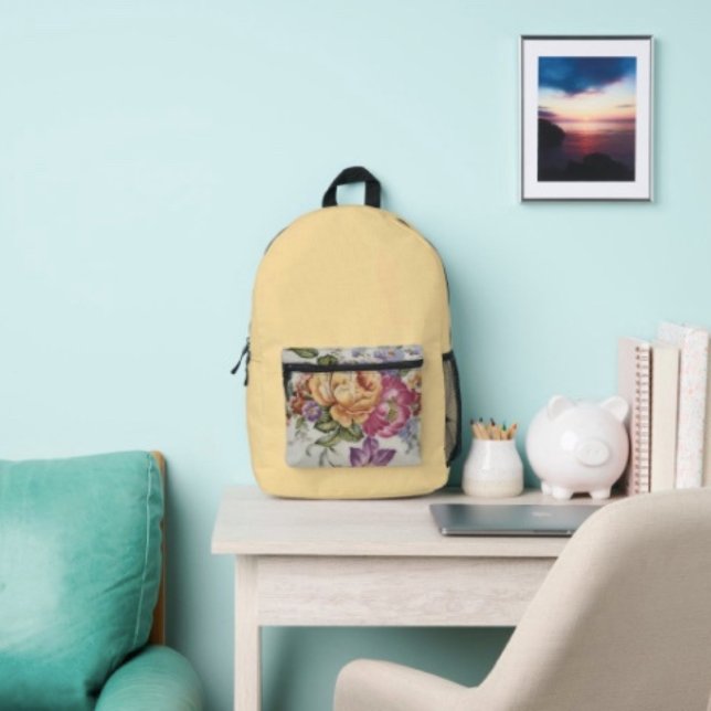 Floral Fantasy  Bedruckter Rucksack (Von Creator hochgeladen)