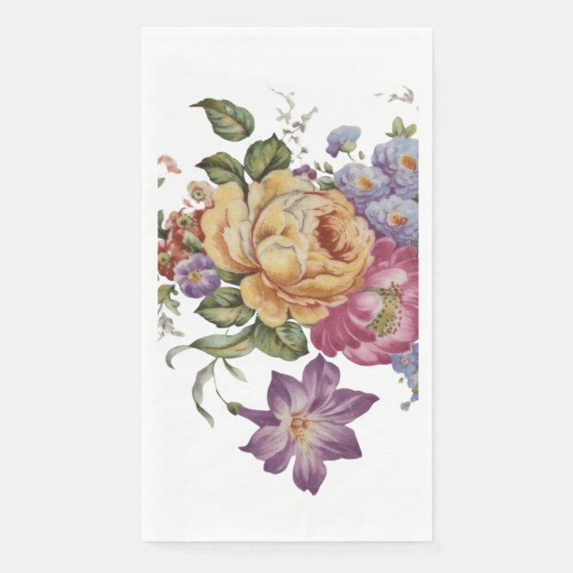 Floral Fantasy  Serviette (Vorderseite)