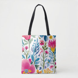Floral Fantasy Tote Bag