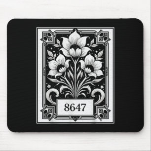 Floral Feminist 8647 Anti-Trump Menschenrechte Fun Mousepad