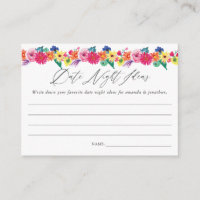 Floral Fiesta Brautparty Date Night