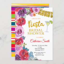 Floral Fiesta Bridal Dusche Einladung