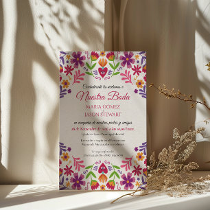 Floral Fiesta Unsere Hochzeit Spanische Hochzeit Einladung