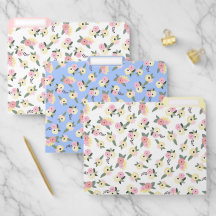 Floral File Ordner der englischen Rose