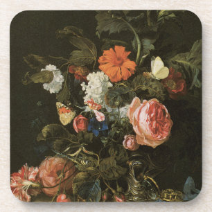 Floral Fine Art mit Rose Cork Untersetzer