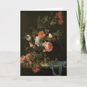 Floral Fine Art mit Rose Karte
