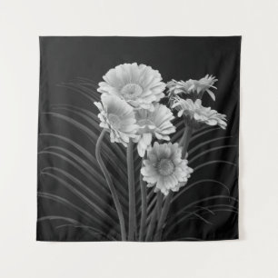 Floral Fine Art noch Leben detailliert monochrome Wandteppich