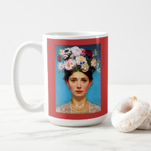 "Floral Flair" Ruth - Art & Floral Society Kaffeetasse