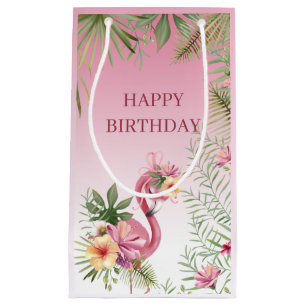 Floral Flamingo Kleine Geschenktüte