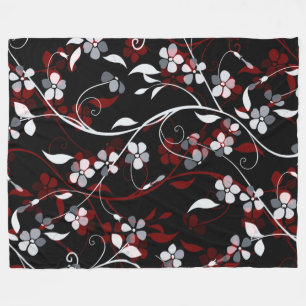 floral fleecedecke